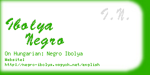 ibolya negro business card